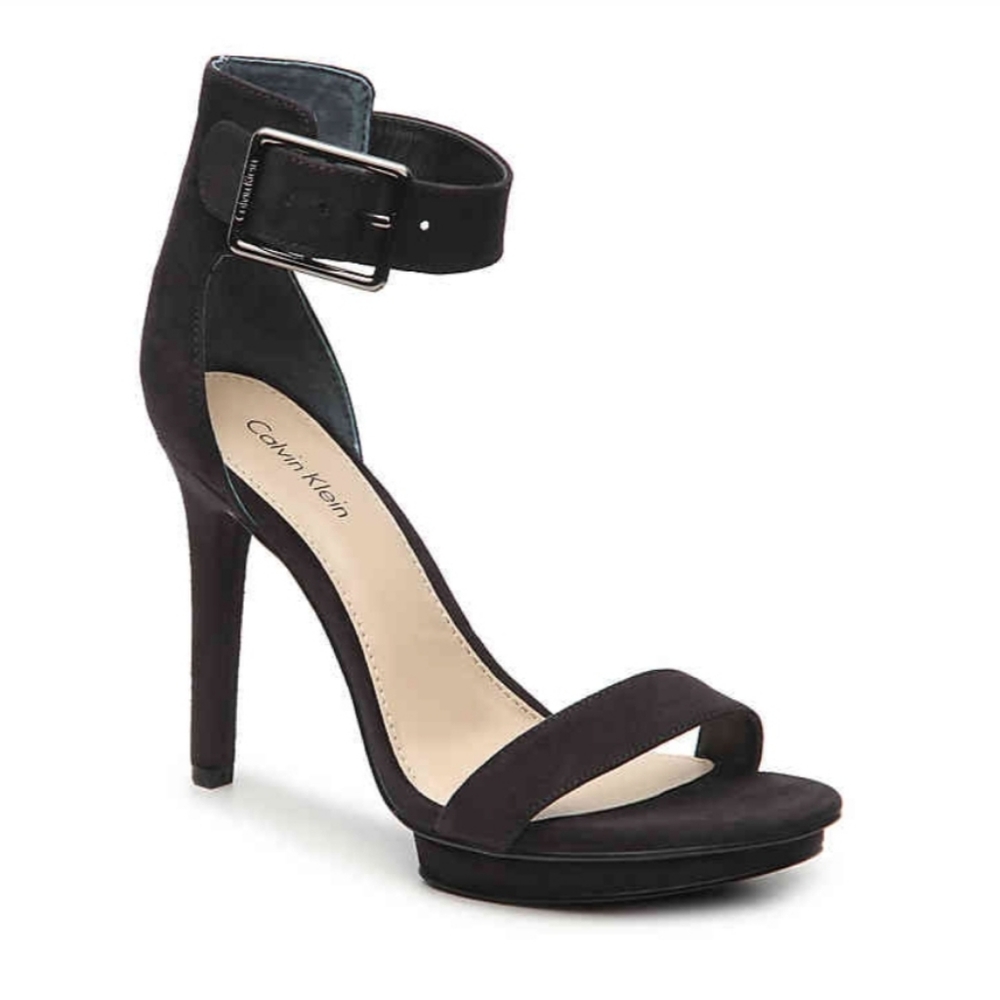 Calvin Klein Vivian ankle strap sandal heels